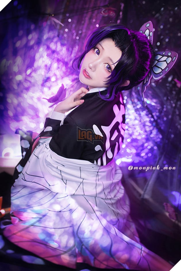 Xỉu UP xỉu DOWN với bộ ảnh coplay Nezuko, Trùng Trụ, Luyến Trụ, Quỷ Nhện siêu quyến rũ 9