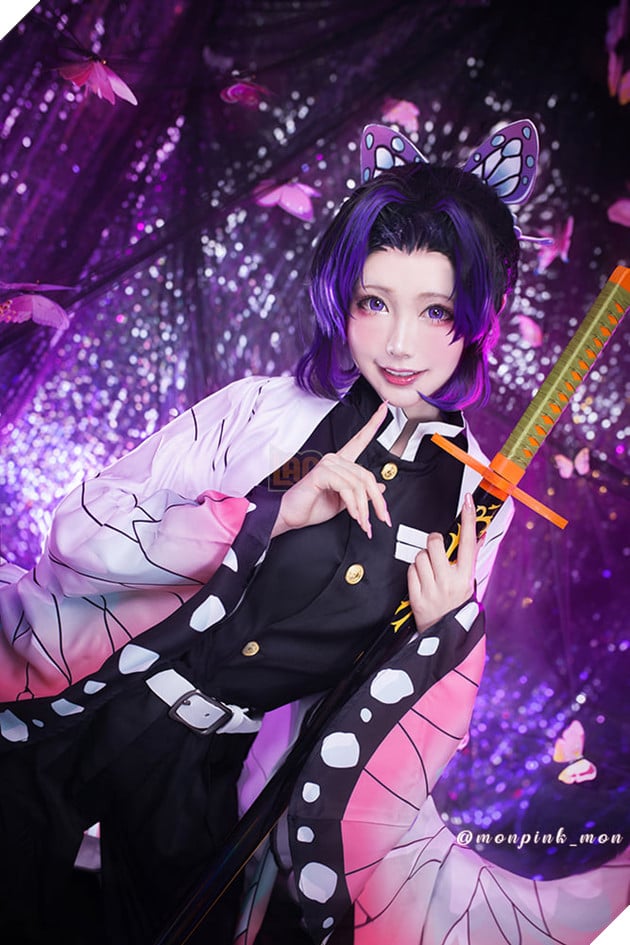 Xỉu UP xỉu DOWN với bộ ảnh coplay Nezuko, Trùng Trụ, Luyến Trụ, Quỷ Nhện siêu quyến rũ 10