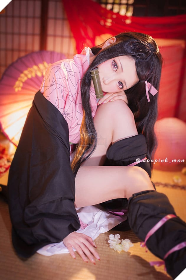 Xỉu UP xỉu DOWN với bộ ảnh coplay Nezuko, Trùng Trụ, Luyến Trụ, Quỷ Nhện siêu quyến rũ 4