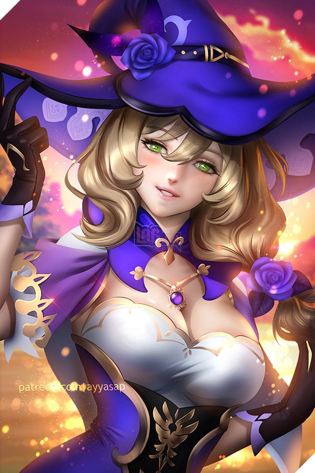 Phù thủy Lisa trong Genshin Impact bỗng trở nên sexy 18+ khó cưỡng qua fanart từ người hâm mộ