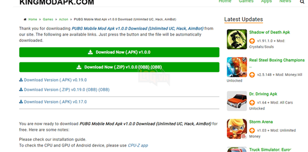 Tải xuống APK PUBG Mobile UC Hack 2020: Cách kiếm tiền vô hạn 3