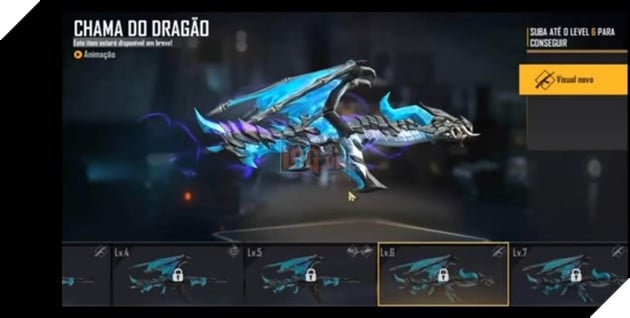 Garena Free Fire tung ra Teaser mới cho dòng skin Blue Flame Dragon AK sắp ra mắt 7