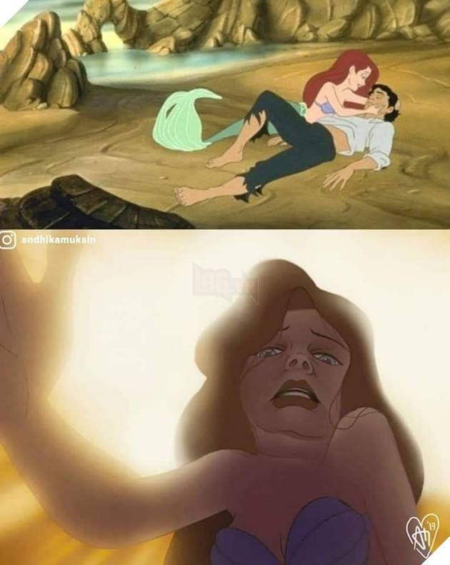 Cười nghiêng ngả với loạt ảnh tả thực các công chúa Disney  9