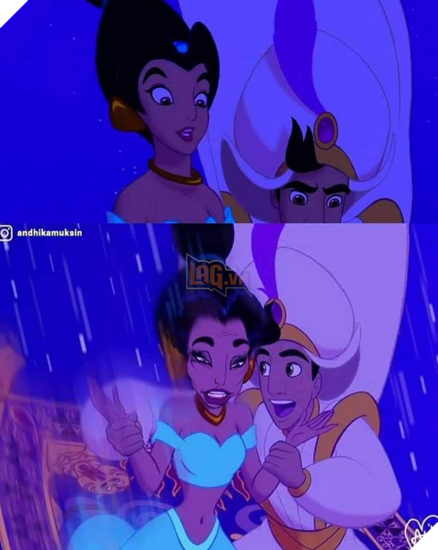 Cười nghiêng ngả với loạt ảnh tả thực các công chúa Disney  8