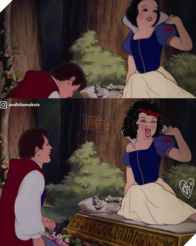 Cười nghiêng ngả với loạt ảnh tả thực các công chúa Disney  3