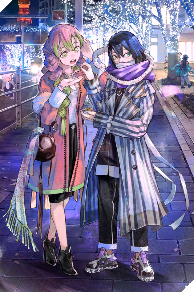 Sẽ thế nào nếu các nhân vật Kimetsu No Yaiba XUYÊN KHÔNG đến tương lai không còn quỷ? 6