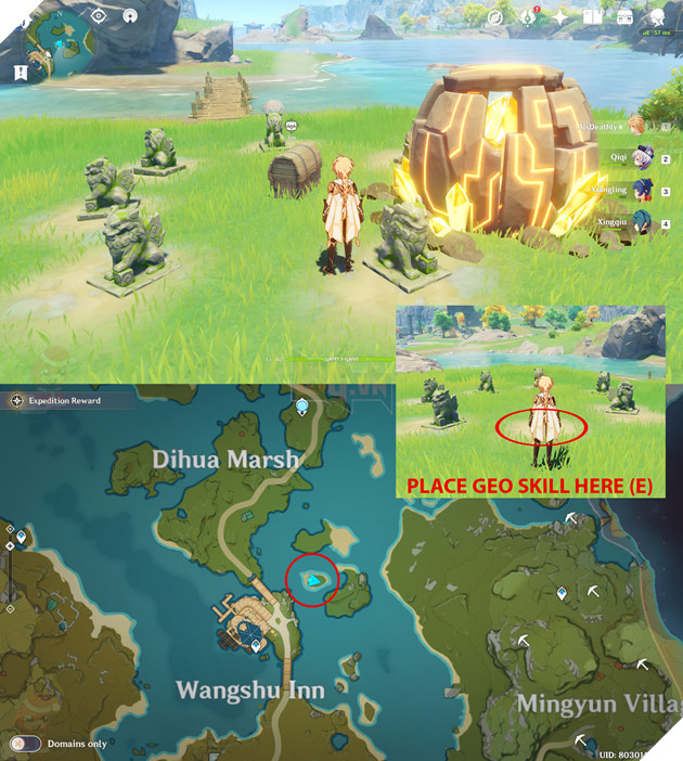 Genshin Impact: Tổng hợp những vị trí rương ẩn tại những địa điểm không ai ngờ đến P1  2