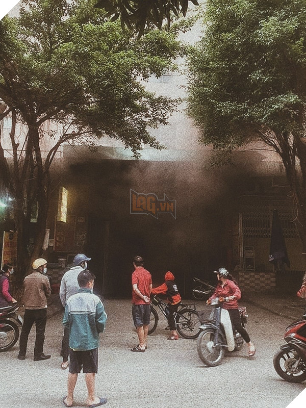 
Khu vực cháy là ở tầng hầm. (Ảnh: FB N.Đ.T)