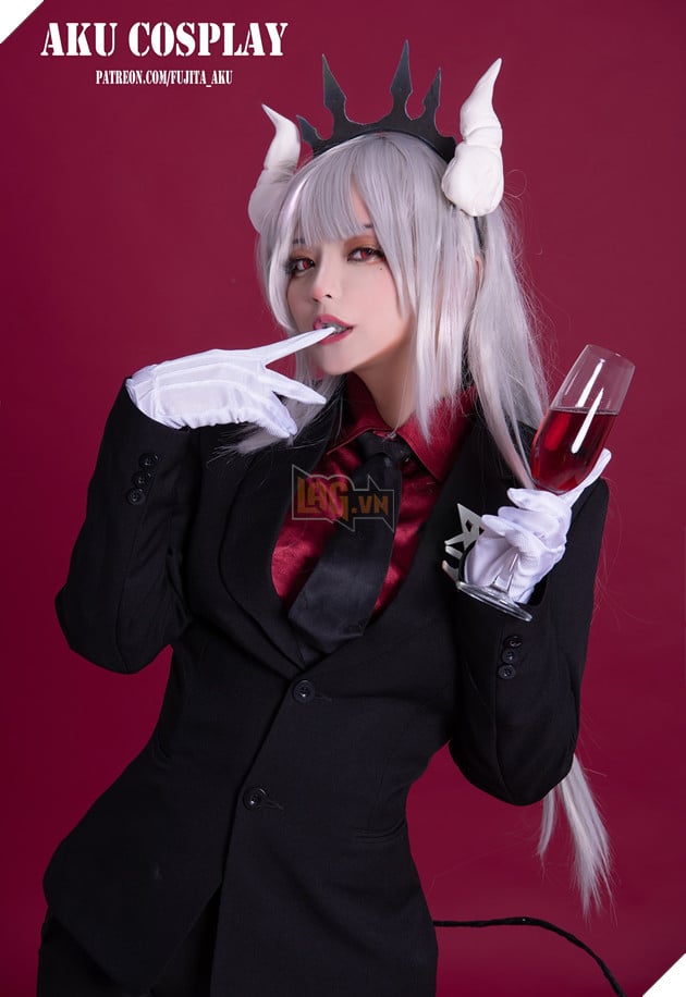 Trở thành SIMP chúa với loạt ảnh cosplay Lucifer trong Helltaker cực hấp dẫn và chết người  8
