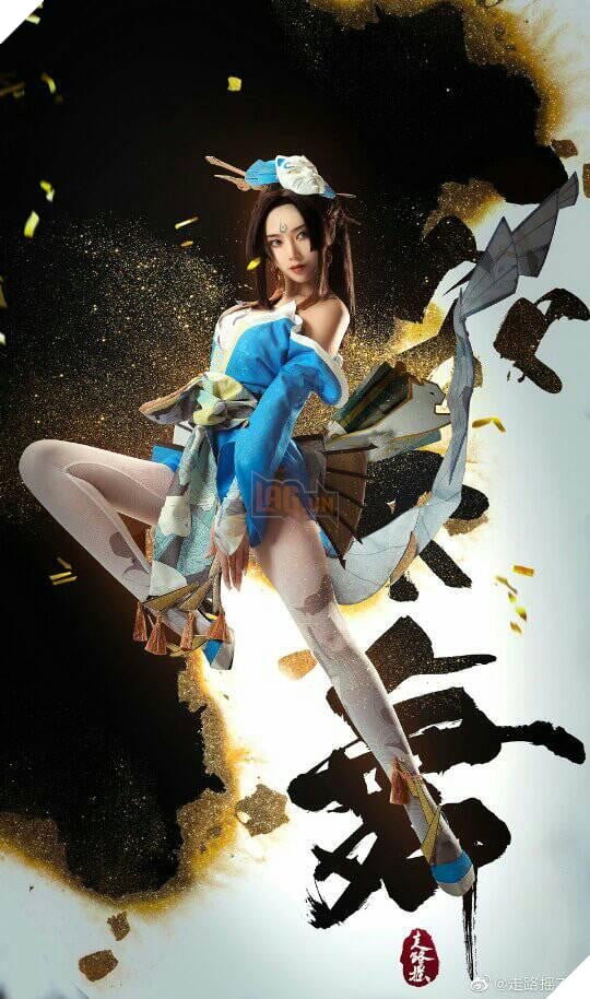 Cosplay Mai Shiranui trong Game Nhái Liên Quân , nữ coser Trung Quốc hớp hồn khán giả thế giới 4