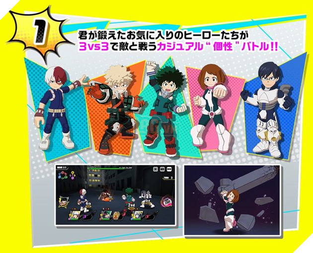 My Hero Academia: Ultra Impact chính thức lộ diện trên điện thoại di động