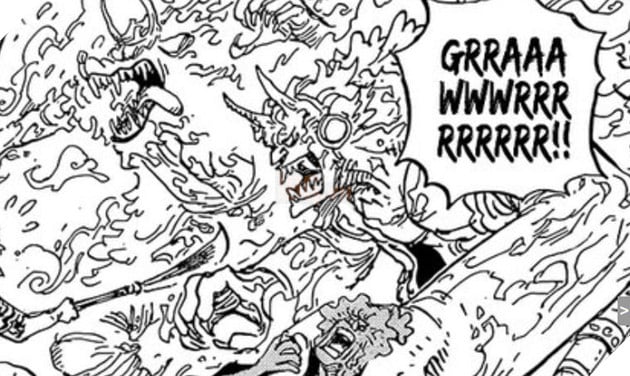 Dự đoán spoiler One Piece chap 995: Yamato sử dụng trái ác quỷ, Kaido đánh bại Cửu Hồng Bao 5