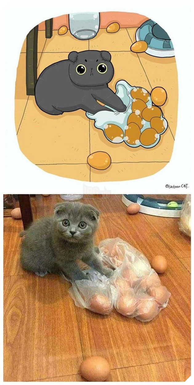 Loạt tranh vẽ cưng xỉu cover lại những khoảnh khắc khó đỡ của các boss P2  5