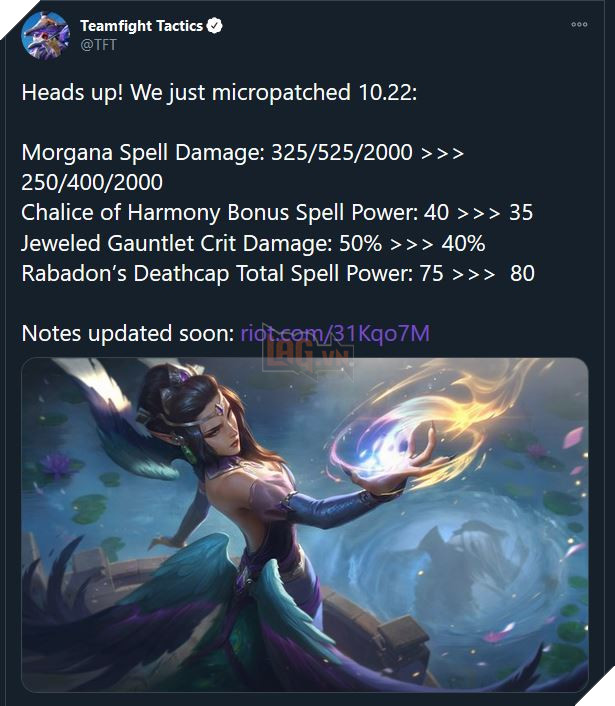 Đấu Trường Chân Lý: Chi tiết bản cập nhật 10.22b - Nerf gấp Morgana và hàng loạt đồ phép thuật 2