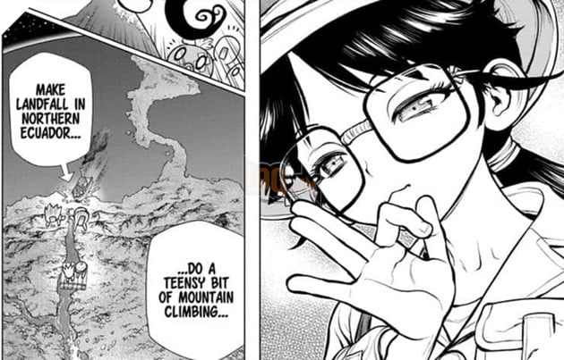 Dự đoán spoiler Dr.Stone chap 173: Chế tạo 6 chiếc moto, Senku cùng đồng đội khám phá Amazon 4