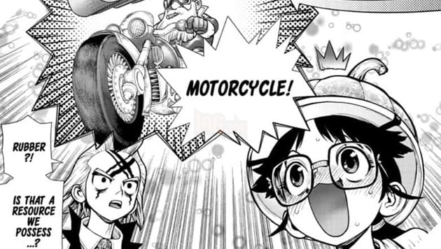 Dự đoán spoiler Dr.Stone chap 173: Chế tạo 6 chiếc moto, Senku cùng đồng đội khám phá Amazon 5