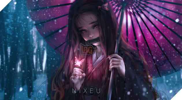Ngộp thở với loạt fanart Nezuko Kimetsu No Yaiba dậy thì siêu thành công của các artist nổi tiếng 2
