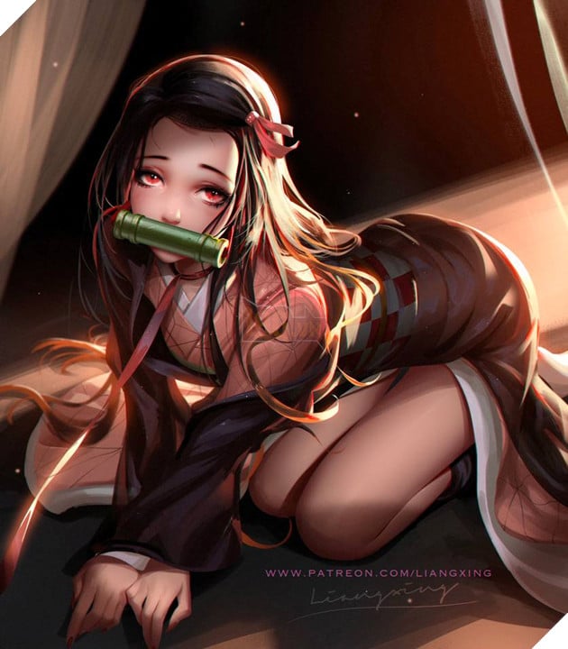 Ngộp thở với loạt fanart Nezuko Kimetsu No Yaiba dậy thì siêu thành công của các artist nổi tiếng 3
