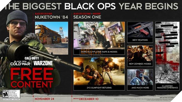 Call of Duty: Black Ops Cold War xác nhận thời điểm bắt đầu Mùa 1