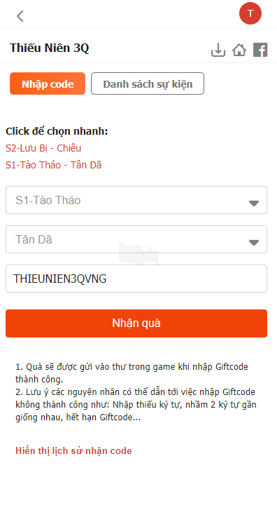 Thiếu Niên 3Q tặng thêm 100 Giftcode mừng game ra mắt với những phần quà hấp dẫn  3