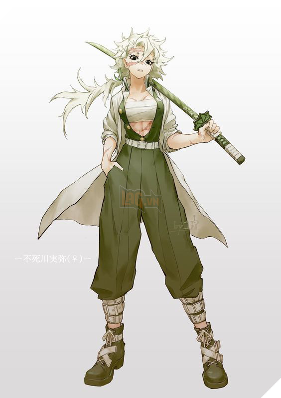 Dắt nhau đi chuyển giới, kiếm sĩ Kimetsu No Yaiba hóa harem cực xinh đẹp: Nhìn Luyến Trụ mà hết hồn! 6