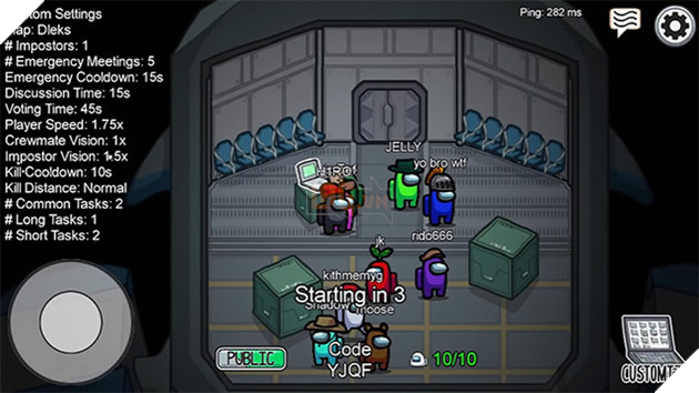 Liệu có cách nào để chơi Among Us mà không có sự xuất hiện của Imposter hay không?