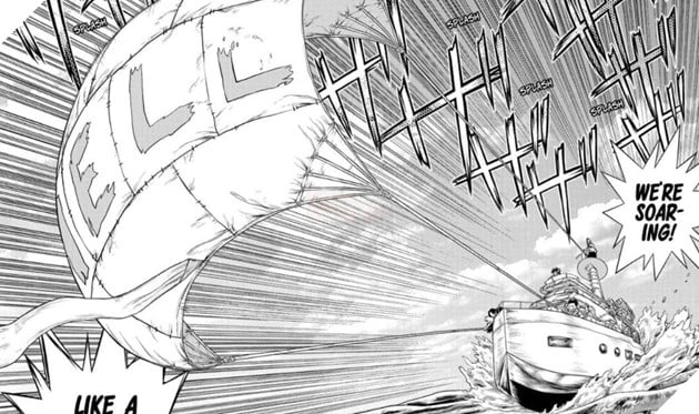 Dự đoán spoiler Dr.Stone chap 174: Đánh lạc hướng Stanley, Senku chế tạo lốp xe từ cao su 3
