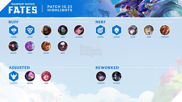 Đấu Trường Chân Lý: Chi tiết bản cập nhật 10.23 chính thức - Buff lại cho Hộ Pháp và Thánh Thần