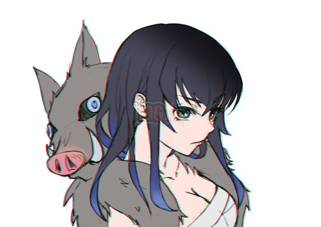 Kimetsu No Yaiba: Luyến Trụ tuổi gì sánh vai với Mỹ Nữ Inosuke Hashibira Siêu Vòng Một! 7