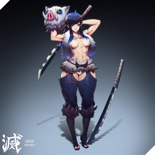 Kimetsu No Yaiba: Luyến Trụ tuổi gì sánh vai với Mỹ Nữ Inosuke Hashibira Siêu Vòng Một!