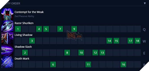 LMHT - Hướng dẫn cách lên đồ và bản ngọc Zed tiền mùa giải 2021 3