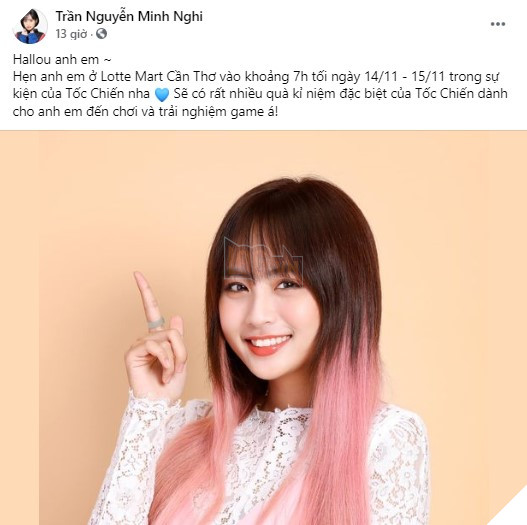 Nữ MC Minh Nghi hé lộ tham gia sự kiện của Liên Minh: Tốc Chiến sau khi rời khỏi LMHT 2