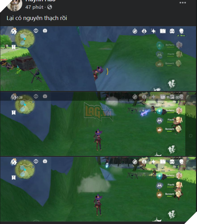 Sự vui mừng của game thủ Genshin Impact khi thấy bug trong game và nguyên nhân cho điều này