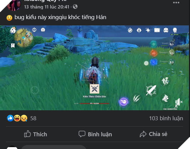 Sự vui mừng của game thủ Genshin Impact khi thấy bug trong game và nguyên nhân cho điều này 3