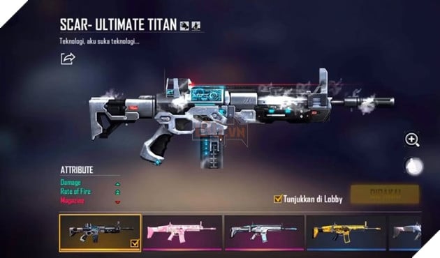 Garena Free Fire: Làm thế nào để có được Skin sự kiện Futuristic Scar  3