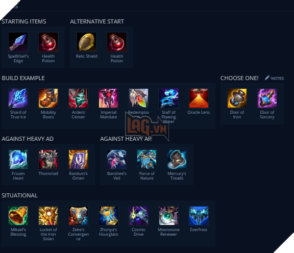 LMHT: Hướng dẫn cách lên đồ mới và bảng ngọc Lulu mạnh nhất Tiền Mùa Giải 2021 6