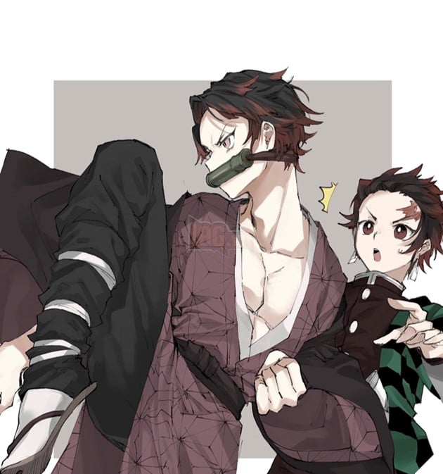 Kimetsu No Yaiba Fanart: Bị quỷ cắn, Nezuko đổi giới tính trở thành mỹ nam khiến fan thèm thuồng  10