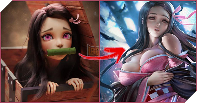 Kimetsu No Yaiba Fanart: Bị quỷ cắn, Nezuko đổi giới tính trở thành mỹ nam khiến fan thèm thuồng  3