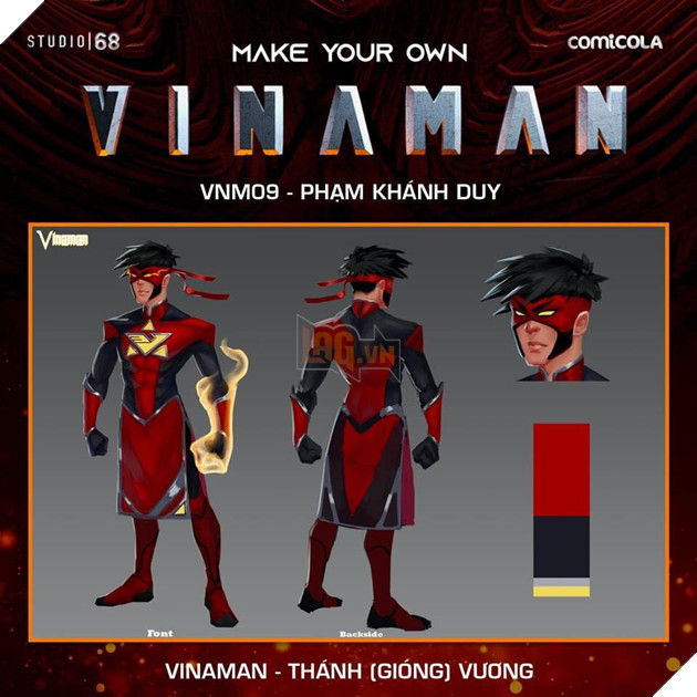 VINAMAN: Lộ diện một số thiết kế trang phục ấn tượng của siêu anh hùng Việt Nam