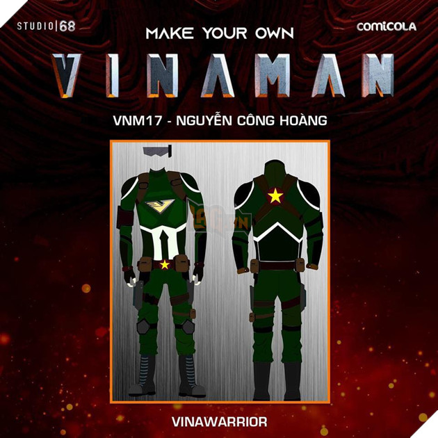 VINAMAN: Lộ diện một số thiết kế trang phục ấn tượng của siêu anh hùng Việt Nam 6