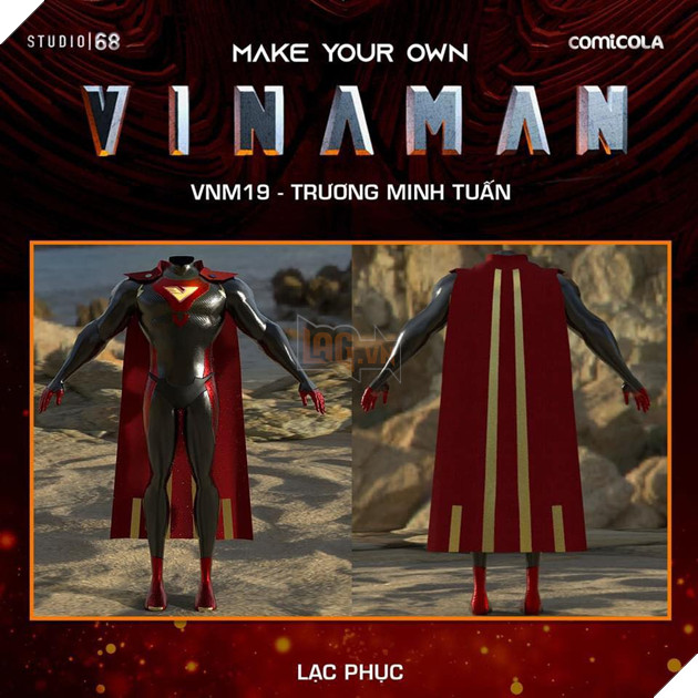 VINAMAN: Lộ diện một số thiết kế trang phục ấn tượng của siêu anh hùng Việt Nam 10