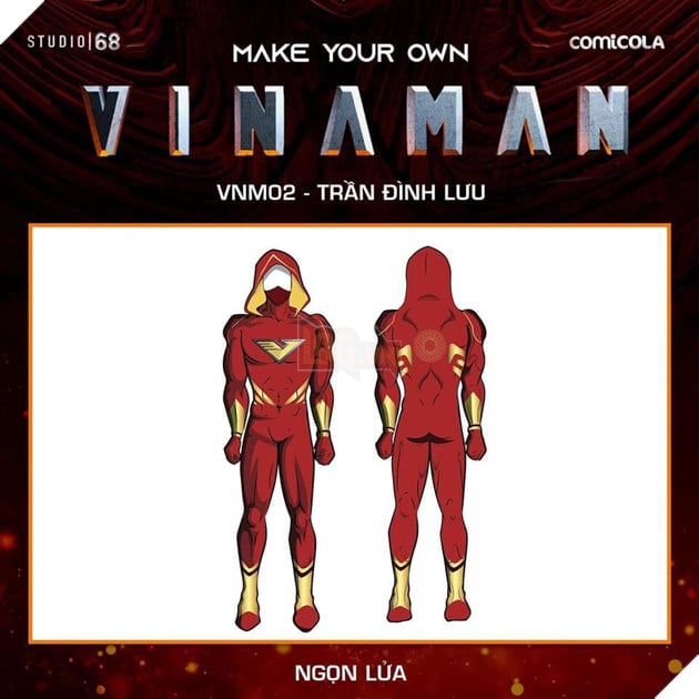 VINAMAN: Lộ diện một số thiết kế trang phục ấn tượng của siêu anh hùng Việt Nam 11