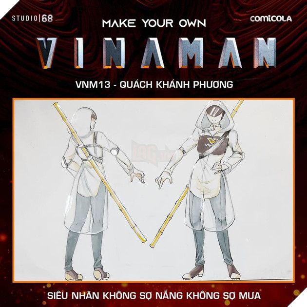 VINAMAN: Lộ diện một số thiết kế trang phục ấn tượng của siêu anh hùng Việt Nam 12