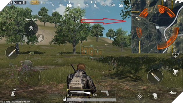PUBG Mobile: Hướng dẫn cách phát hiện vị trí kẻ thù qua âm của bước chân / tiếng súng 3