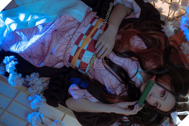 Cosplay 18+ chán chê, nữ coser hóa thân Nezuko Kimetsu No Yaiba biến fan thành đồi SIMP  3