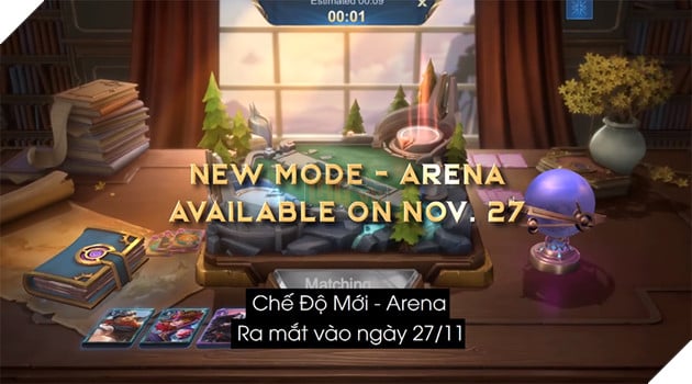 Mobile Legends: Bang Bang VNG - Đón Chào chế độ chơi Arena cực hấp dẫn vào ngày 27 tháng 11