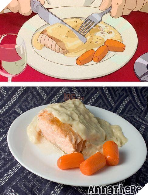 Đói cồn cào với những phiên bản đời thực của các món ăn trong anime 19