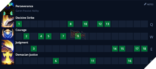 LMHT: Hướng dẫn cách lên đồ mới và bảng ngọc Garen mạnh nhất Tiền Mùa Giải 2021 8