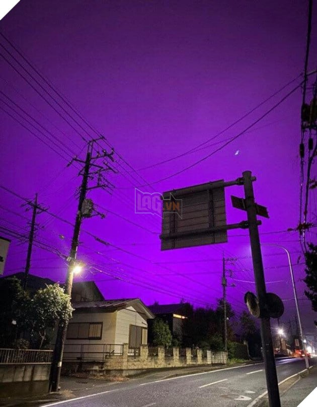 Bí mật đằng sau bầu trời màu tím như trong phim kinh dị ở Nhật 3