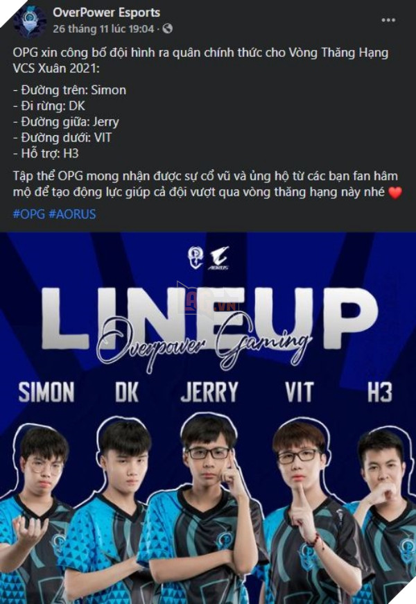 LMHT: Đội tuyển của Giáo sư 10 tỷ khó có cơ hội trụ lại VCS với phong độ thi đấu bạc nhược